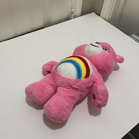 Care Bears CHEER BEAR Plush Stuffed Animal Rainbow Pink 13" Toy 2020 - Picture 10 of 10